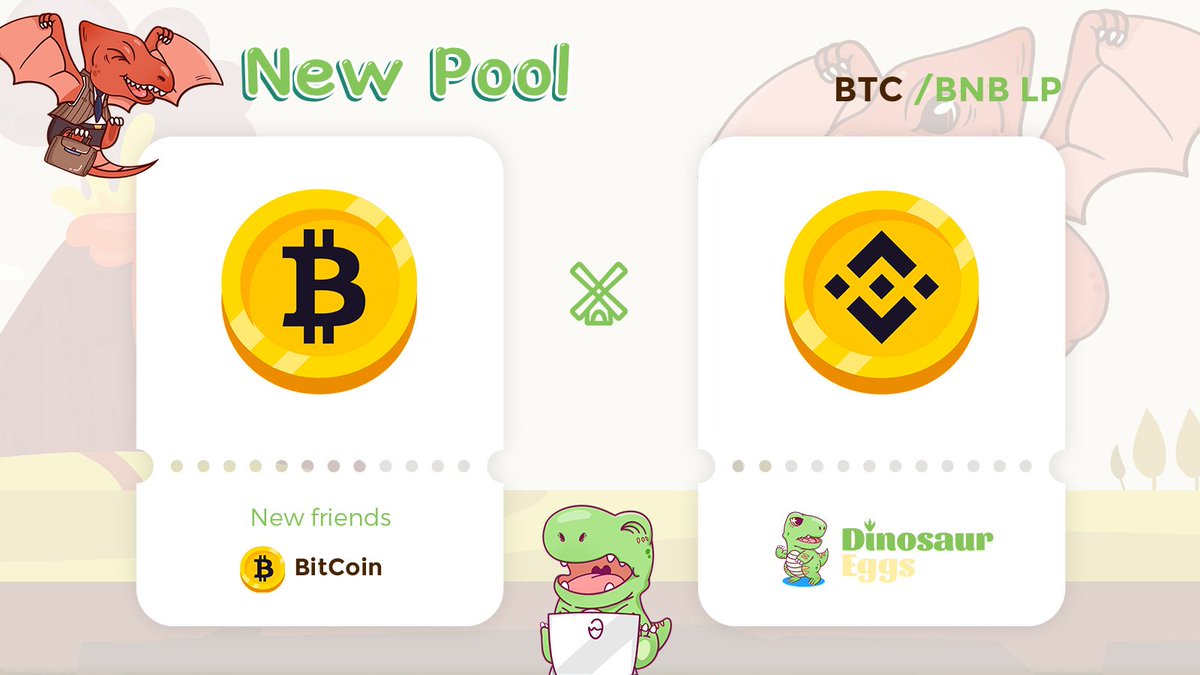 📢New Pool Added Announcement: 

✅Add new LP(BTC/BNB) farm pool
✅Add new BTC/BNB trading farm pool   

🕕10:00AM(GMT)   
#DSG $BNB $BTC

#BinanceSmartChain 
<a href="/BinanceChain/">Binance Chain</a>