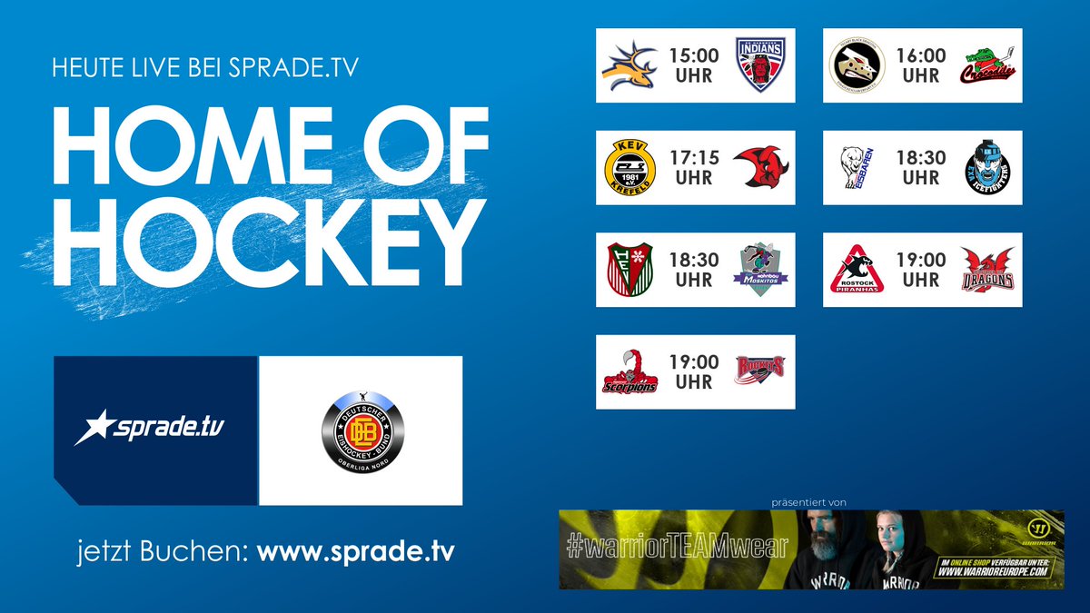 SpradeTV's tweet image. Heute gibt es wieder alle Spiele der Deutscher Eishockey-Bund Oberliga-Nord LIVE bei uns.