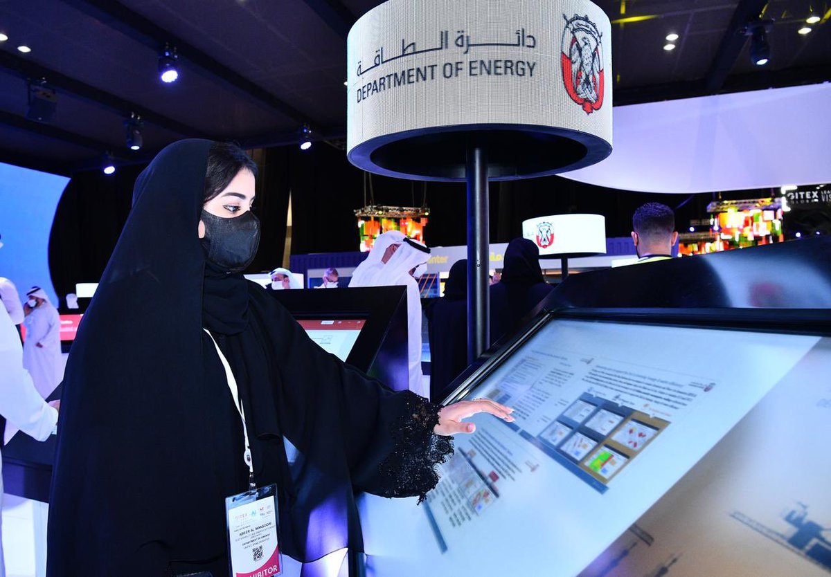 AbuDhabiDoE's tweet photo. Visit our stand at @GITEXTechWeek in the Abu Dhabi Government pavilion from 17-21 October at Dubai World Trade Center, where we will be showcasing our latest innovative projects that help strengthen the energy sector.
#GITEX2021
#GovernmentofTheFuture #AbuDhabiGovernement https://t.co/5xNtGjAlvO