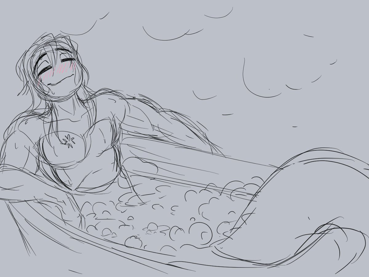 Sleepy4_Ever's tweet image. 🔞Bath time! Dont forget the rubber ducky
The second half can be found on my Patreon 
Monty belongs to @dommato1 and @AxelGear11 
#sirpython #SirPentious #HazbinHotel