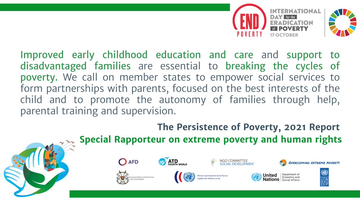ParentingLH's tweet photo. Today is #InternationalDayForTheEradicationOfPoverty
💭DYK? 1 in 5 children live in extreme #Poverty!
We believe that #ParentingTraining is an essential part of #EndPoverty, leading to our development of @ParentingLH #LowCost, #OpenAccess and #EvidenceBased parenting programmes. https://t.co/Ga1zEaTvV0