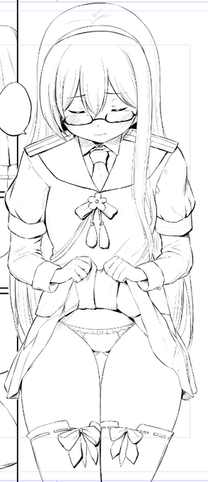 えろ漫画は今これを描いてるよ。今描いてるキャラはこちら! 