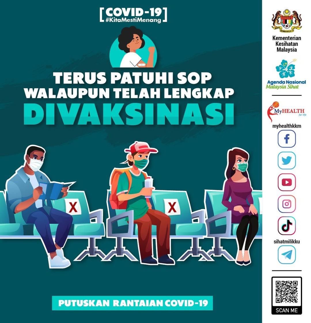 PIJMSdnBhd's tweet photo. Terus patuhi SOP walaupun telah lengkap divaksinasi.

Bersama putuskan rantaian COVID-19.

Infografik @myhealthkkm 

#ANMS #PIJM #PIJMSharing 
#sihatsepanjanghayat
#COVID19
#LindungDiriLindungSemua
#sihatmilikku https://t.co/6LaBcMs58s
