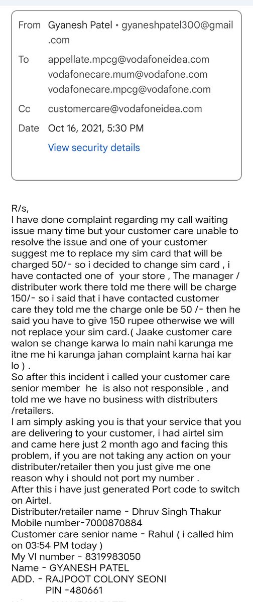 This is what @VodaIdea_NEWS <a href="/VodafoneGroup/">Vodafone Group</a> <a href="/ViCustomerCare/">Vi Customer Care</a> Do .
#Vodafonedown #airtelthanks