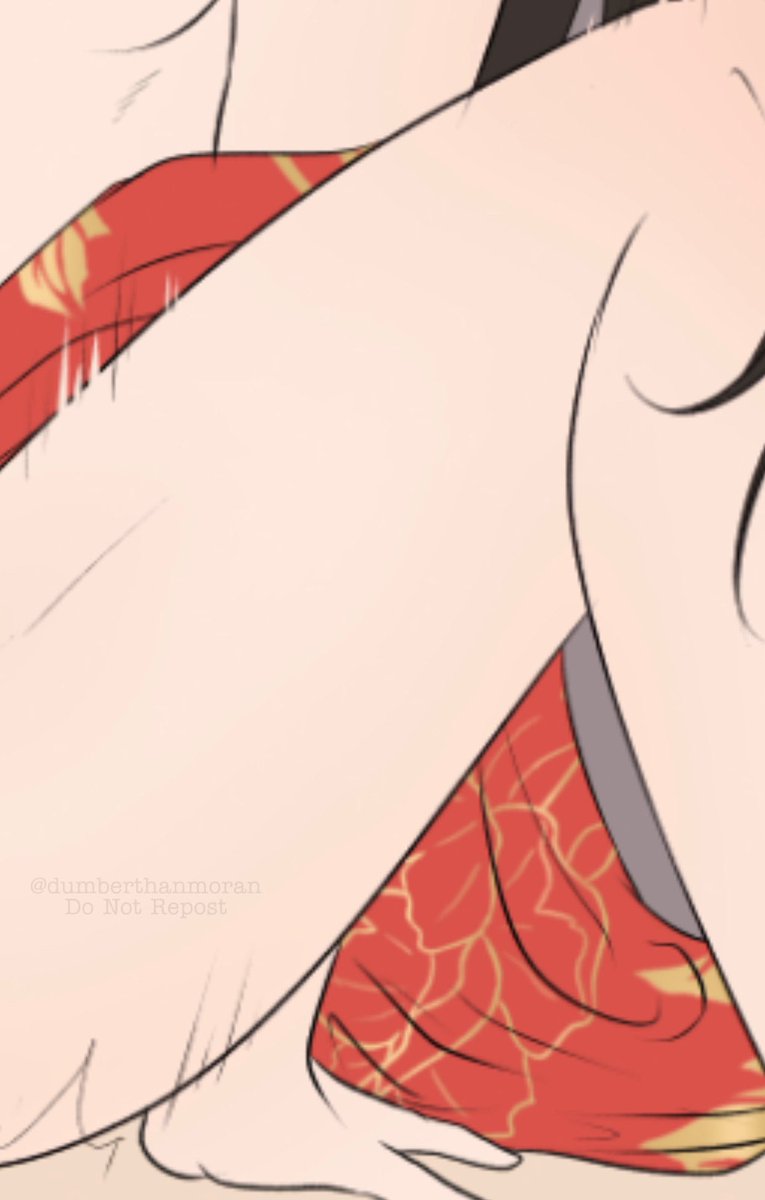 dumberthanmoran's tweet photo. shizun is getting married 🥳
let’s wait for #filthyshizunweek 

will be doing a fully-rendered one for the event

wish me luck. i dread coloring 😭 https://t.co/VOaoNdI7tW