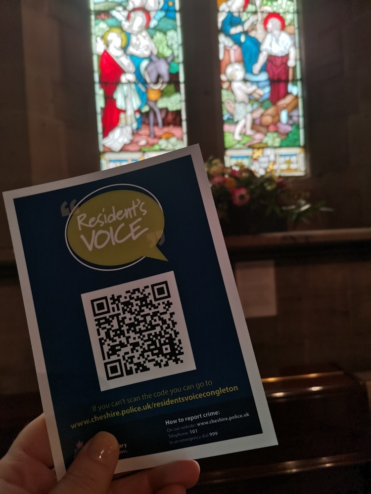 OddRodePol's tweet photo. This morning I had the pleasure of joining parishioners at All Saints Church, Scholar Green where I gave them an update on what we've #OddRodePolice and #CongletonLPU been up to and how to access our #ResidentsVoice survey.
S U R V E Y ➡️ https://t.co/9uH0ar8Crb
#PCSOCarter https://t.co/35srWmkQFs