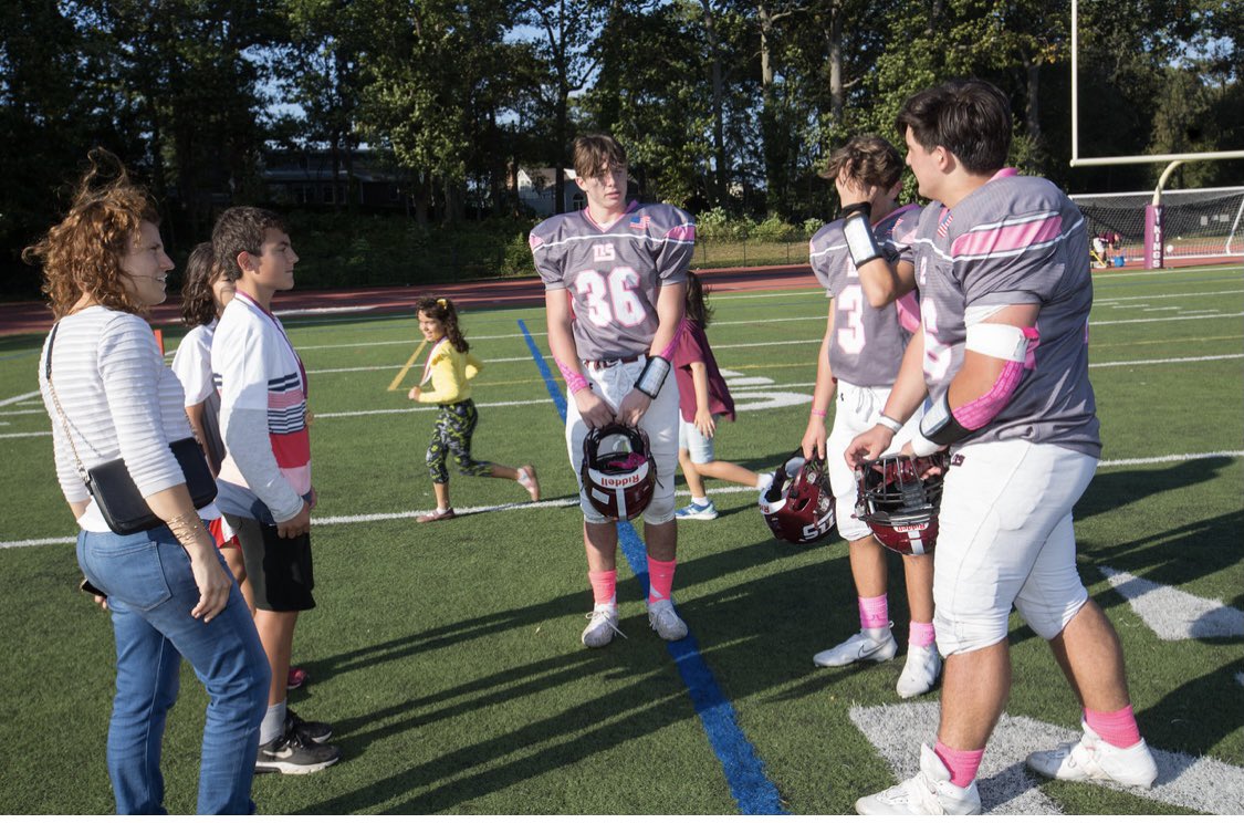 Great team win yesterday day at homecoming!! Had the pleasure of being interviewed by a few 6th graders from our middle school. <a href="/PeterLiottaJr/">Peter Liotta</a> <a href="/NSVikingSports/">NorthShore Athletics</a> <a href="/FootballShore/">North Shore Football</a>