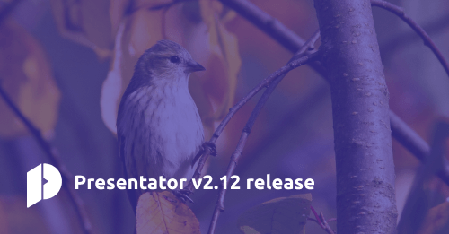 presentatorio's tweet photo. v2.12.0 Release - https://t.co/gOjyMwh3xH https://t.co/M00j6ZRJsv