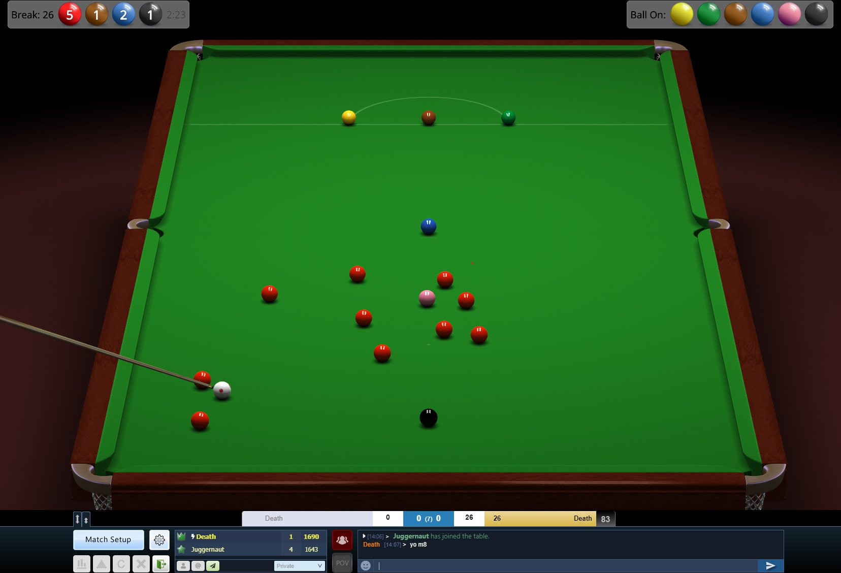 Snooker clearance play online