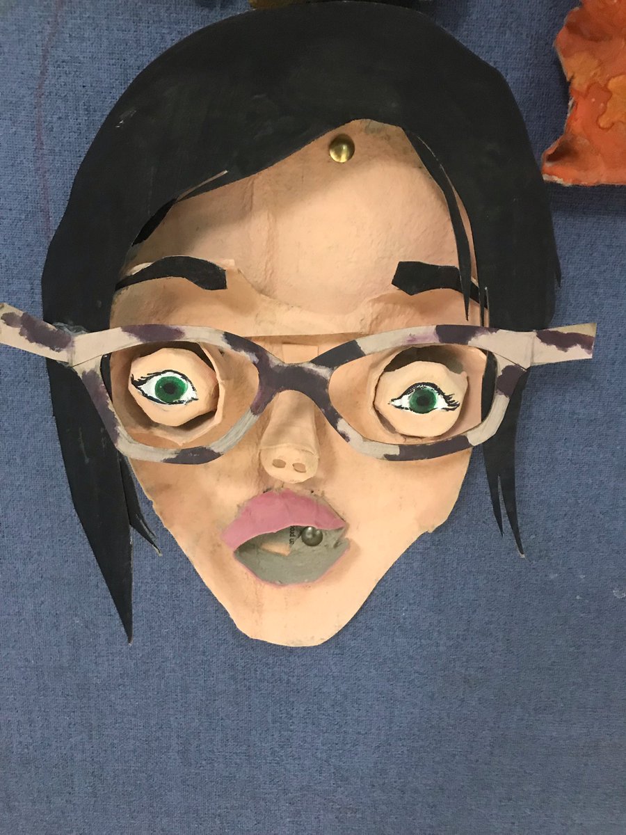 LPSStormWatch's tweet photo. Check out this “EGG CARTON” art from 5/6 Murphy St. Amand👌. True masterpieces!! Actually made me stop in my tracks. #uniqueart #kidshavetalent #engagingteacher https://t.co/4u68v3qAAn
