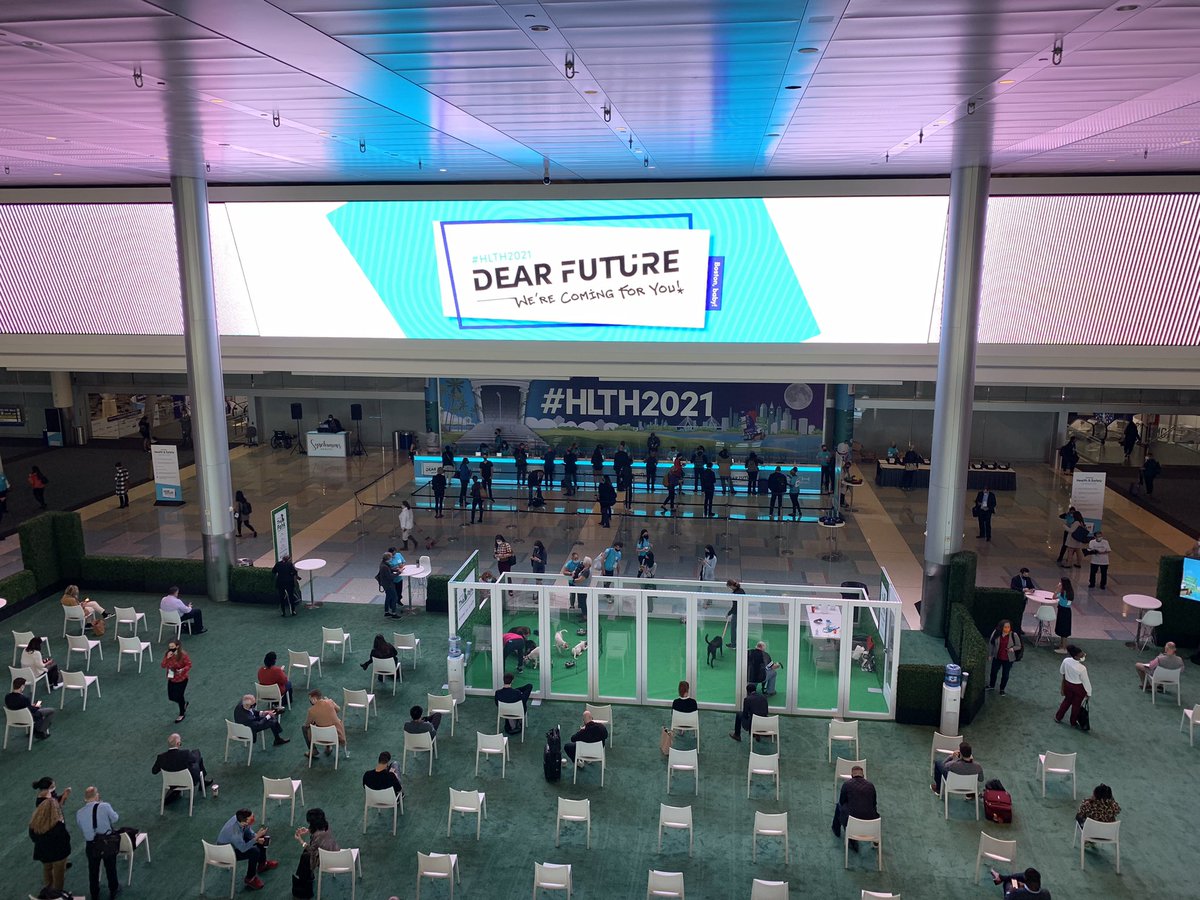 #HLTH21  Here We Go!  <a href="/caregility/">Caregility</a> <a href="/theteletweeter/">Wendy Deibert</a> @kellyoutloud  and they have puppies.