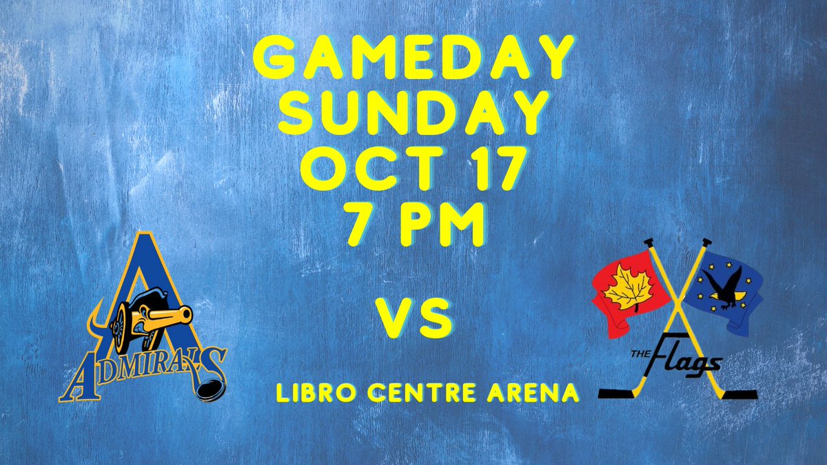 amherstburgjrc's tweet photo. Gameday
Admirals vs Flags Sunday at 7 pm
#addysup https://t.co/6xiTSS8F4M