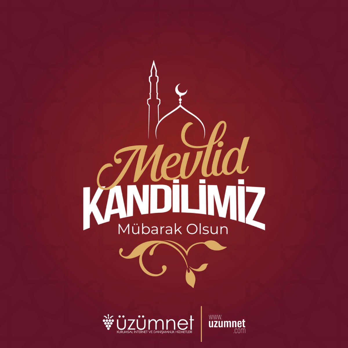 Mevlid Kandilimiz Mübarek Olsun. #üzümnet #kandil #mevlidkandili