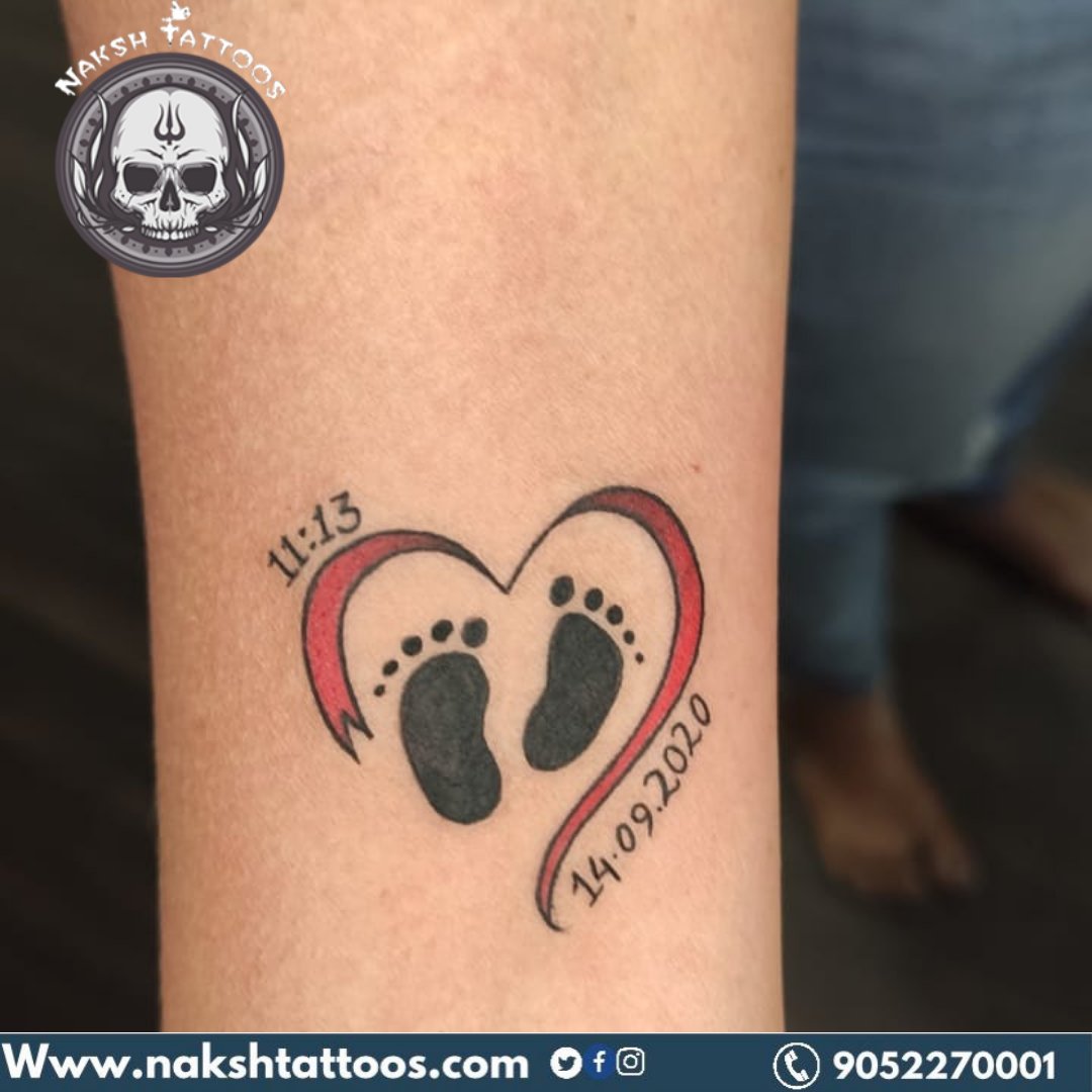 35 Trending And Meaningful Sweet Baby Feet Tattoo Designs  Psycho Tats