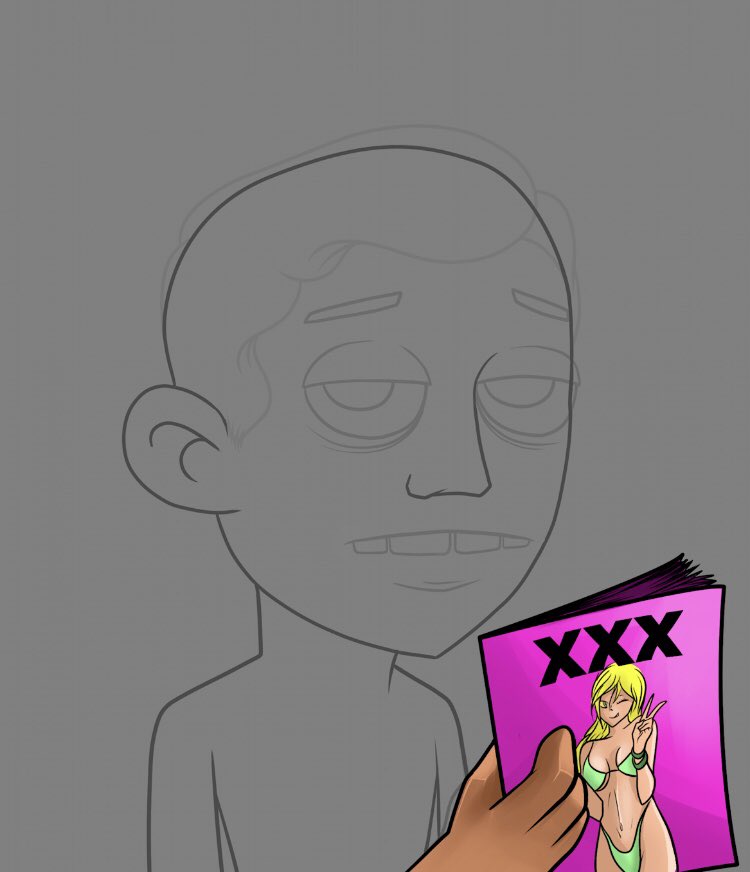 Before we give you the main course, Papa wanted to give you an appetiser. Here’s a little something sketched to get all you Nerds &amp; Virgins excited before the real sneak peek…🧐🍆 #NerdStrong #CNFT