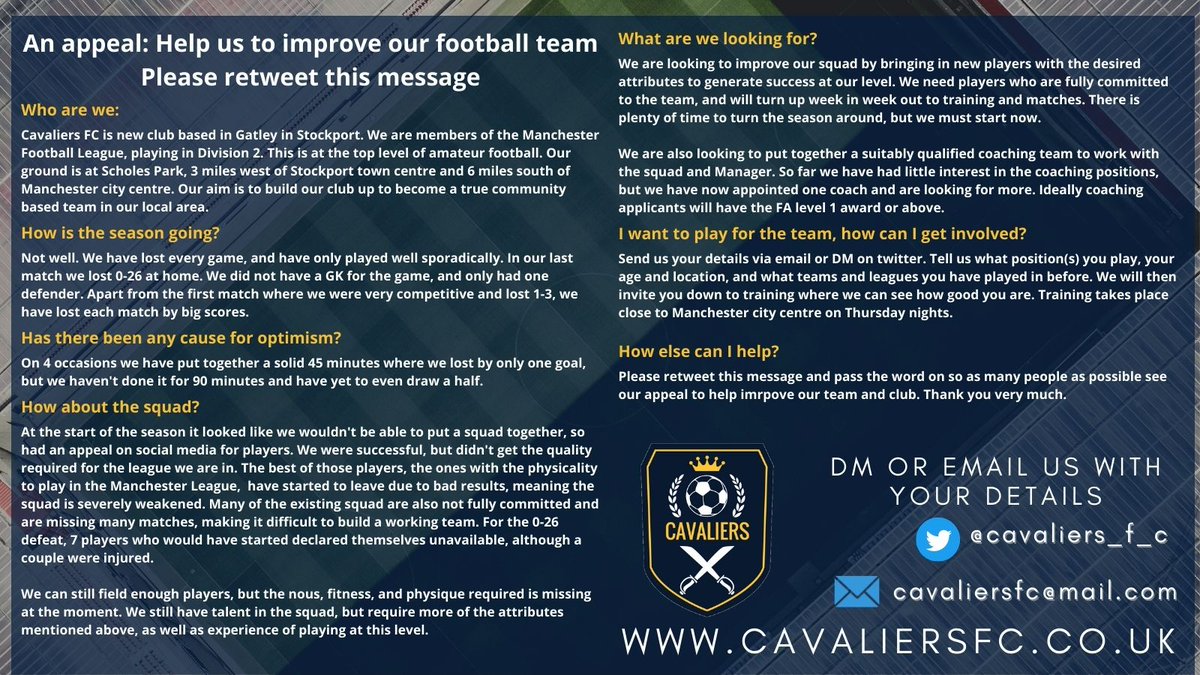Cavaliers FC tweet media