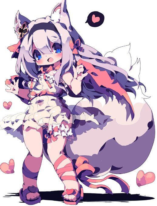 Skebリクのもふもふっ娘
可愛く描けたかな! 