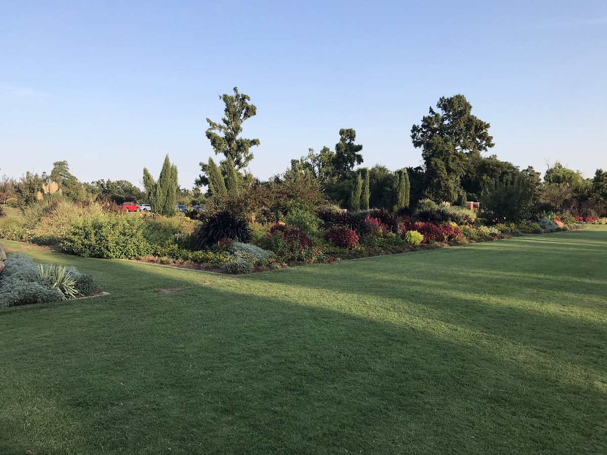 It looks like a perfect day to enjoy the beauty of nature at Will Rogers Gardens! Come walk through the arboretum and find the hidden fairy houses. WRG is dog-friendly, too. <a href="/okcparks/">OKC Parks</a>