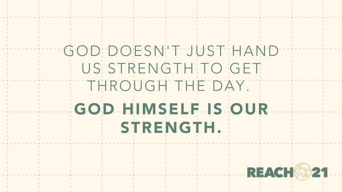 collegeparkindy's tweet photo. "God doesn't just hand us strength to get through the day. God himself is our strength." -@globalnater 

#CPCIndy #CPCREACH https://t.co/0GTIv7cOdt