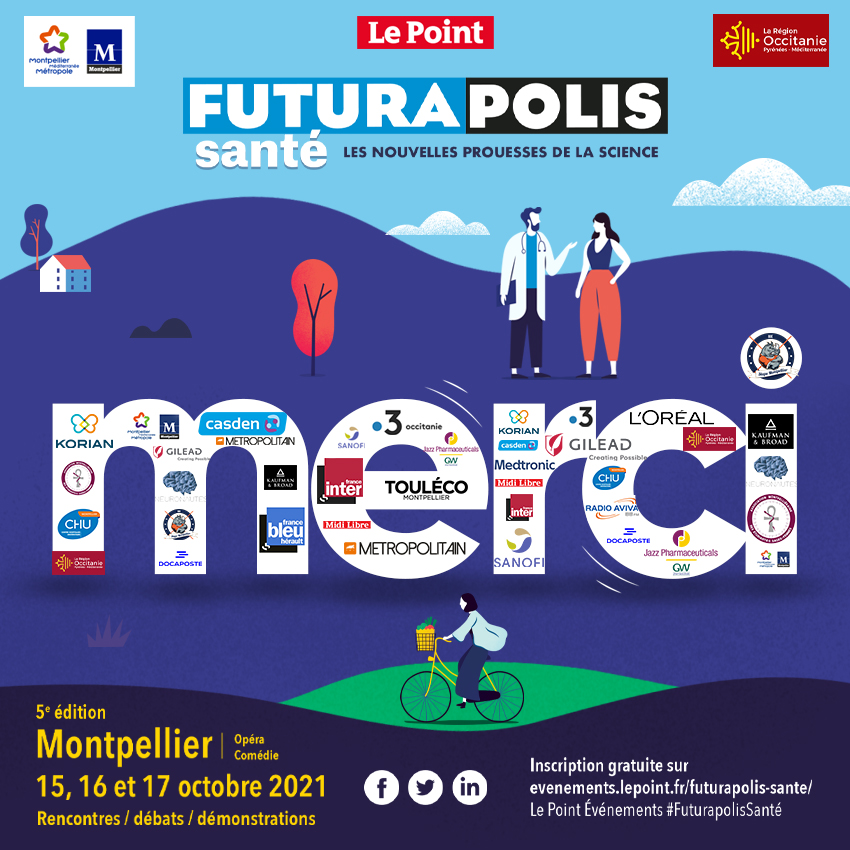 #FuturapolisSanté 5ème édition c’est fini ! Merci à toutes &amp; tous d’avoir suivi nos conférences. Vous pouvez voir/revoir toutes les interventions de nos experts sur notre site &amp; nos réseaux. À l’année prochaine ! <a href="/Montpellier/">Montpellier Weather</a> <a href="/Montpellier3m/">Montpellier Métropole</a> <a href="/Occitanie/">Région Occitanie</a> <a href="/CHU_Montpellier/">CHU de Montpellier</a> <a href="/Inserm/">Inserm</a>