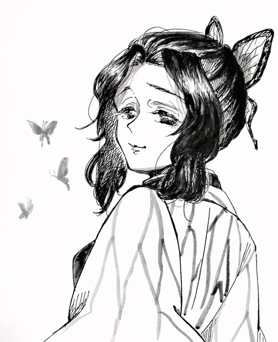 【ラクガキ】🦋【きめつ】

原作全部読みました。最終決戦がいきなり始まってあれよあれよと言う間にどんどんいなくなっていってしまった……。
しのぶちゃんが好きよ…。 