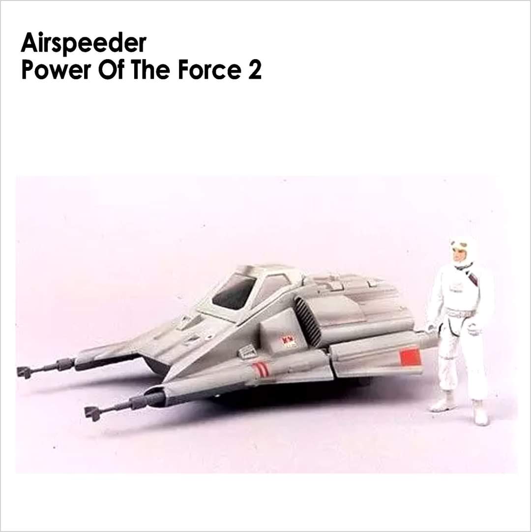 ToysJedi's tweet photo. #ActionFigureOfTheDay #Airspeeder from #PowerOfTheForce2 line. A fun and small vehicle, especially with the included action features. While this was a concept for Hoth, it actually fits well in the Star Wars Galaxy, so would work well in any hanger diorama. #DefinitelyDefinitive https://t.co/FN9dWAsAYD