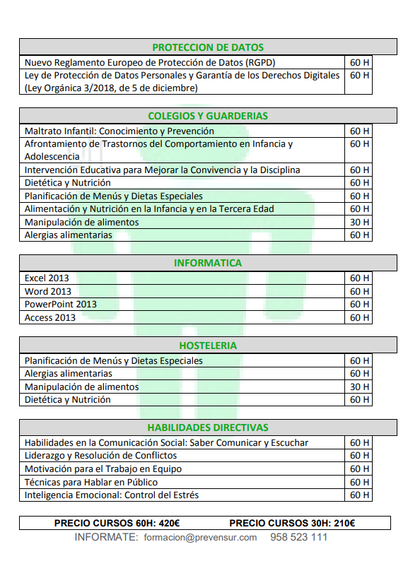 Prevensur's tweet photo. Consulta nuestro Catálogo de Cursos de 𝗙𝗼𝗿𝗺𝗮𝗰𝗶ó𝗻 𝗕𝗼𝗻𝗶𝗳𝗶𝗰𝗮𝗱𝗮 ➡ https://t.co/DW83fN1q89

#Prevensur #PRL https://t.co/dnG9j2NLLU