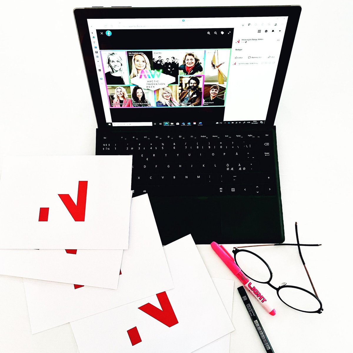 Siw's tweet image. Helga brukt til prepping før #arcticinnovationweek med både fysiske og digitale arrangementer over hele Nord-Norge. Sjekk ut! Meld deg på! arcticinnovationweek.no #aiw #aiw2021 @InnovasjonNorge