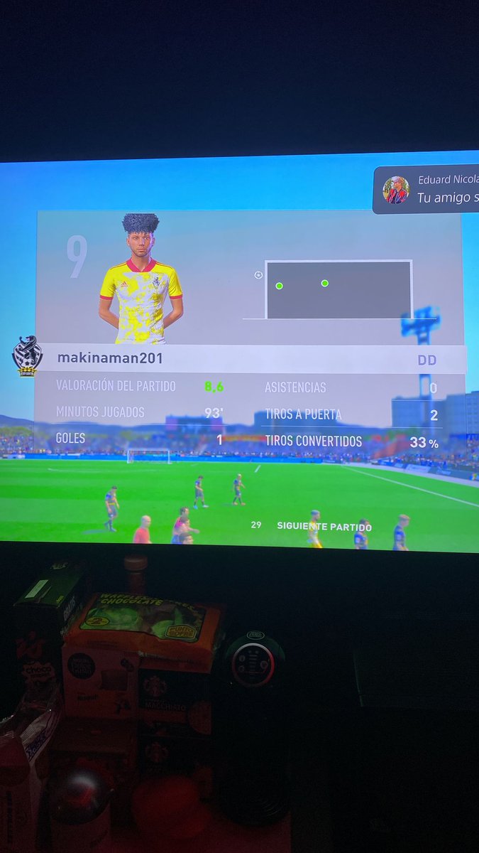 Aunque solo se tenga 2️⃣ Tiros por partido 1️⃣ Gol tiene que caer siempre 🤯⚽. Primer entrenó en pruebas y adivinad  🥶🥶 
1.97 🔙 Puro gol y *asistencias* VAMOS CON EL 9️⃣ CARAJO🦸🦸
🔝<a href="/FichajesAyudas/">Ayudas Fichajes</a> <a href="/_chocolate3000/">AYUDAS FIFA CHOCO3K🐦</a> <a href="/Albertojr161/">🇯🇵マキナマン二千十一 🇯🇵||#️⃣9️⃣⚦</a> @AyudaClubesPro  (Selección) PS5-F/A 🇳🇴 🇯🇵 🇪🇺 🔙