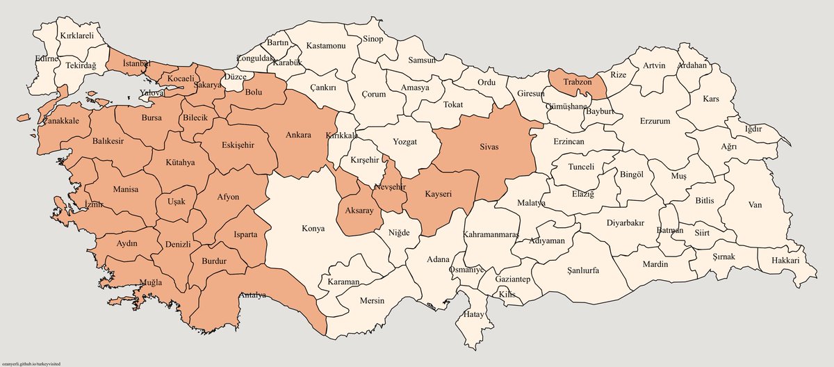 81 ili de gezmem görmem gerek 🤩 İlk öncelikli 5 yer Sinop Kars Hatay Mardin ve Edirne.