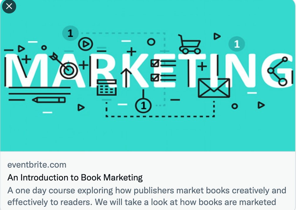 Got a head for marketing + a love for books? Then we've got just what you need, our Intro To Book Marketing course is tailor-made for you - on 23/10 we'll be giving you the full skinny on that role! 

Dream job here you come! 

#WorkInPublishing 

bit.ly/3uOveOE