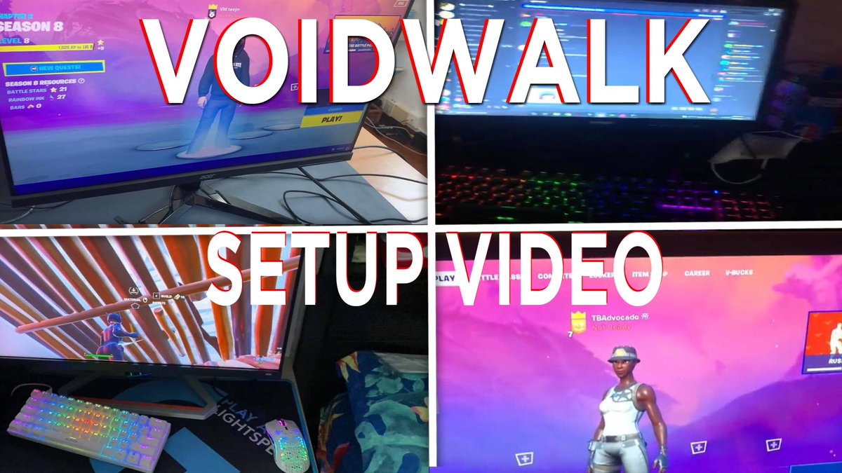 voidwalkesp's tweet photo. VoidWalk Setup Vlog!
๐ https://t.co/QWz7IFTnlv
๐ https://t.co/QWz7IFTnlv
๐https://t.co/QWz7IFTnlv
Intro:ScepticVFX(NOT VW)
๐น: @Zennifx
๐ผ: @CozzyPSD
Featuring:
@TBAdv0
@ilyElix
@SegenFN
@Note_rtl
@JaimeSandejas
@xolev_
@FnTjerk
#VWUP
#VWRISE https://t.co/fasq4HgpJK