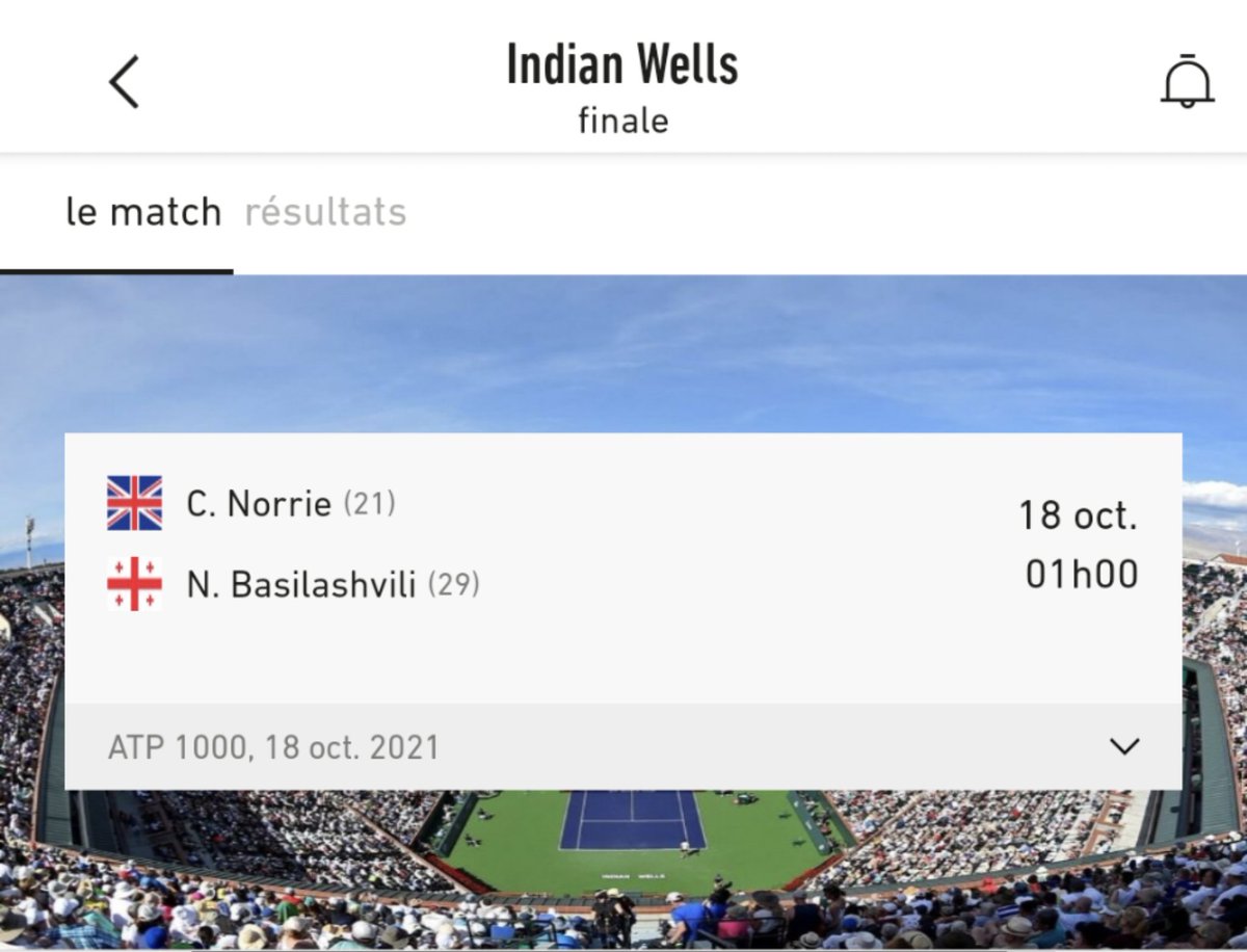 Tous ces gens qui en avaient marre des FEDAL. Vous allez regarder la finale de l'#IndianWells  j'espère. 😜 #tennis
