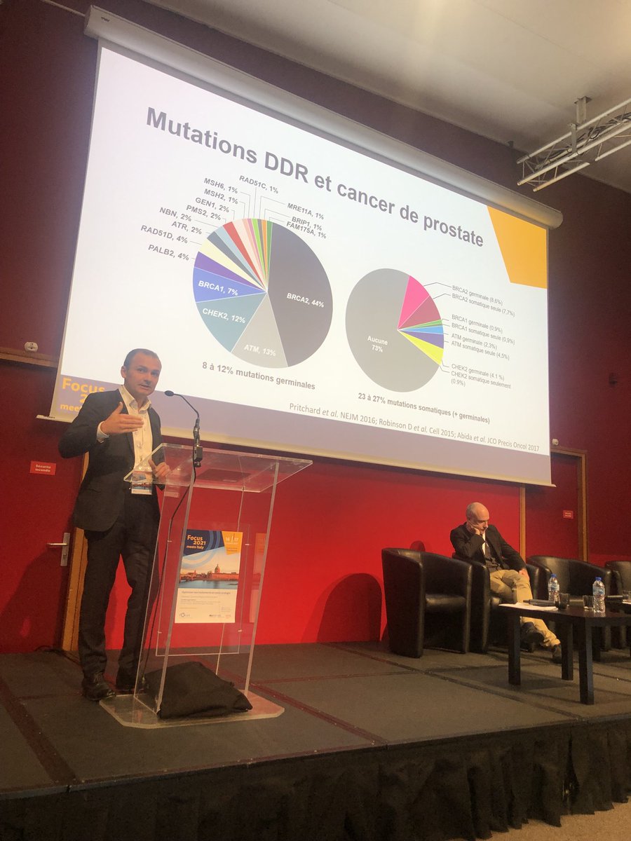 DDR mutations in #prostate cancer. Therapeutic implications for patients ⁦@RoubaudG⁩ ⁦@FocusMeeting⁩