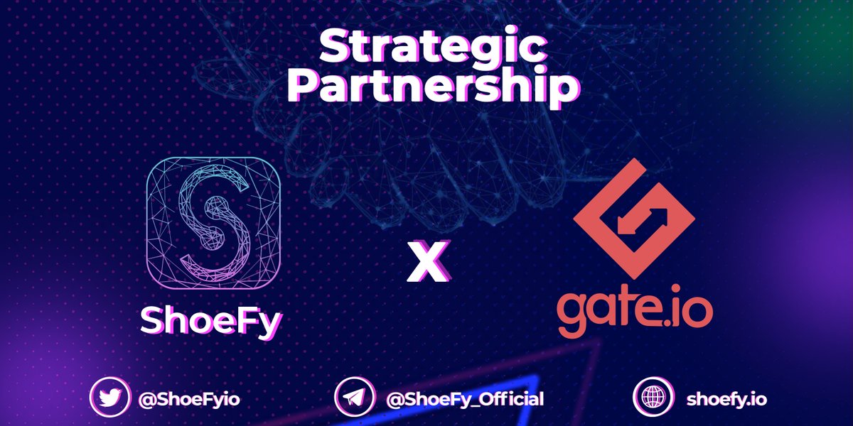 ShoeFyio's tweet photo. 🚨ShoeFy is proud to announce that we are backed by https://t.co/9XaXNffhV7 🚨

🚀This would greatly help ShoeFy to continue the momentum of the great launch week. We will list on @gate_io  on the 19th Oct. More details to follow.🚀

Read the link below👇
https://t.co/ijFQAxi15A https://t.co/IWZLKrJsQG