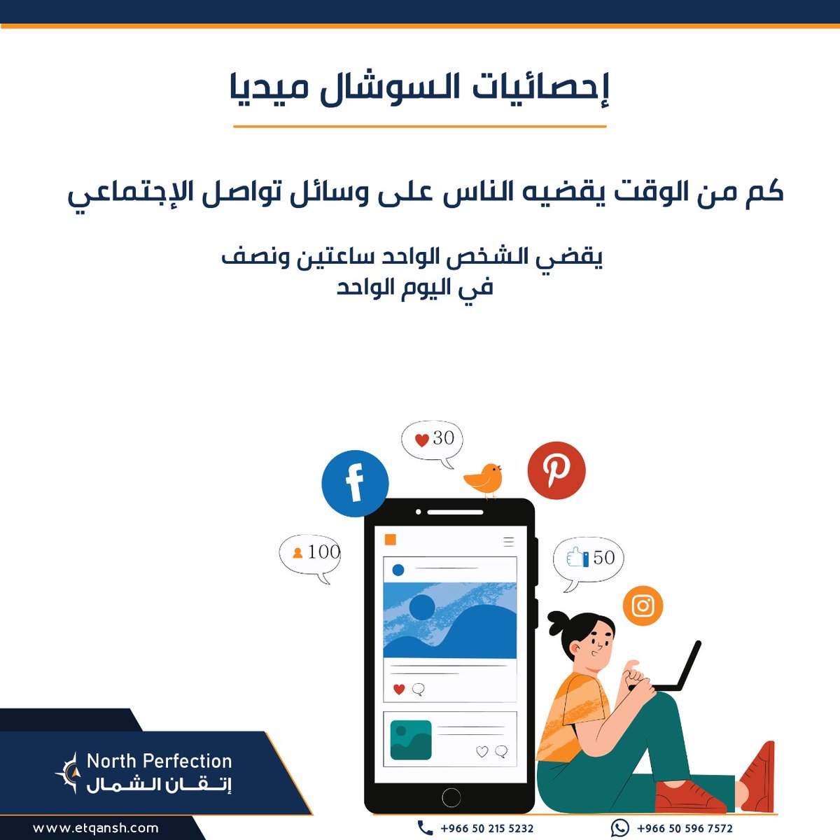 etqansh's tweet photo. إحصائيات توضح مدى أهمية مواقع التواصل الاجتماعي للقطاعات التجارية و تأثيرها على نشر الوعي بين المجتمعات المختلفة. 

#اتقان_الشمال #القريات #الجوف #المملكة_عربية_السعودية #تسويق #تواصل_اجتماعي #سوشال_ميديا 
#ريادة_الاعمال #التسويق #دراسة_الجدوى #الابتكار #الابداع #النجاح #السعودية https://t.co/MSgn3RziMx