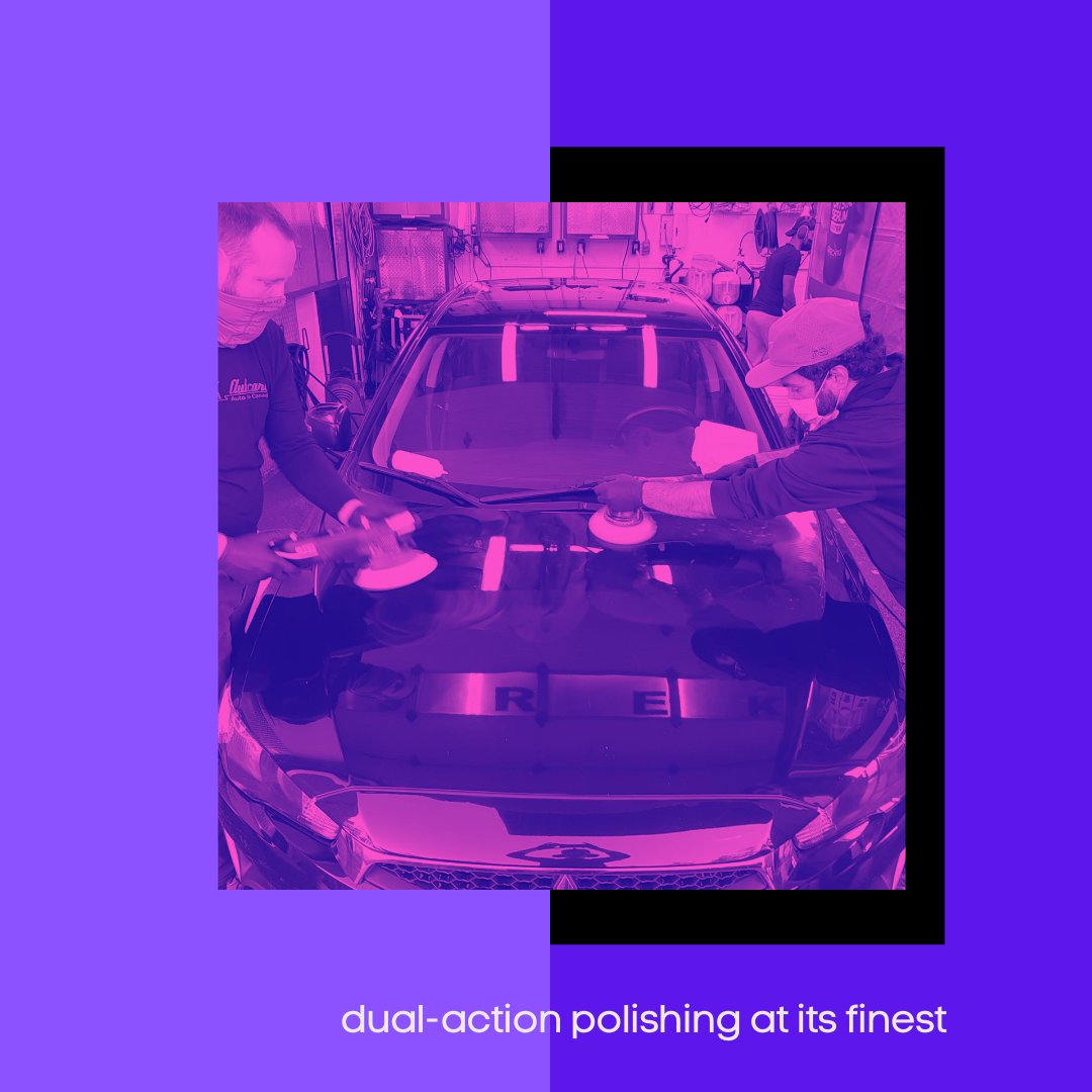 Team work😀 Completing a single-stage polish on the hood portion prior to applying a semi-permanent 5 year ceramic coating!

Learn more: jrekautocare.com/ceramic-coating