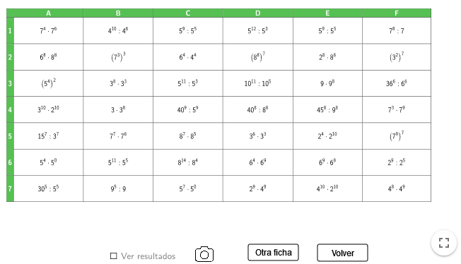 JavierCayetan19's tweet photo. Para practicar las propiedades de las potencias mediante cálculo mental, en modo juego "contrarreloj", autoevaluable y con generador de fichas imprimibles (con y sin soluciones)
¿Cuántas podrás resolver en 5 minutos?
En @geogebra 
https://t.co/3H6EkFSZZm https://t.co/wGGVrs5jQJ