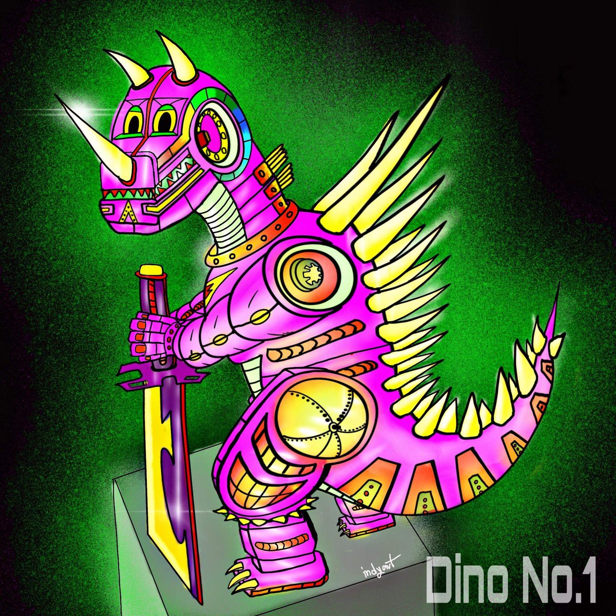 NEW COLLECTIONS DINO
. No. 1￼ 
#มือใหม่คับ
คอลเลคชั่น DINO
ฝากกดติดตามให้ด้วยนะครับ
x.com/JLemhud
opensea￼
opensea.io/INDY_ART