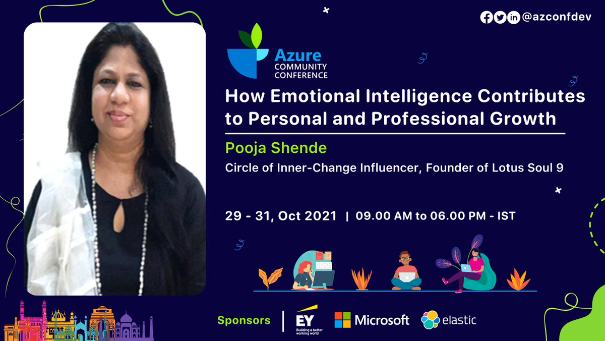 TechXConf's tweet photo. ๐
Save the date! @poojashende24 will talk about "How Emotional Intelligence Contributes to Personal and Professional Growth" @ ๐๐ณ๐ฎ๐ซ๐ ๐๐จ๐ฆ๐ฆ๐ฎ๐ง๐ข๐ญ๐ฒ ๐๐จ๐ง๐๐๐ซ๐๐ง๐๐ ๐๐๐๐ on ๐๐๐ญ๐จ๐๐๐ซ ๐๐-๐๐, ๐๐๐๐
RSVP Here : https://t.co/8gyXDno3mI
#AzConfDev https://t.co/y6VwF7hXYe