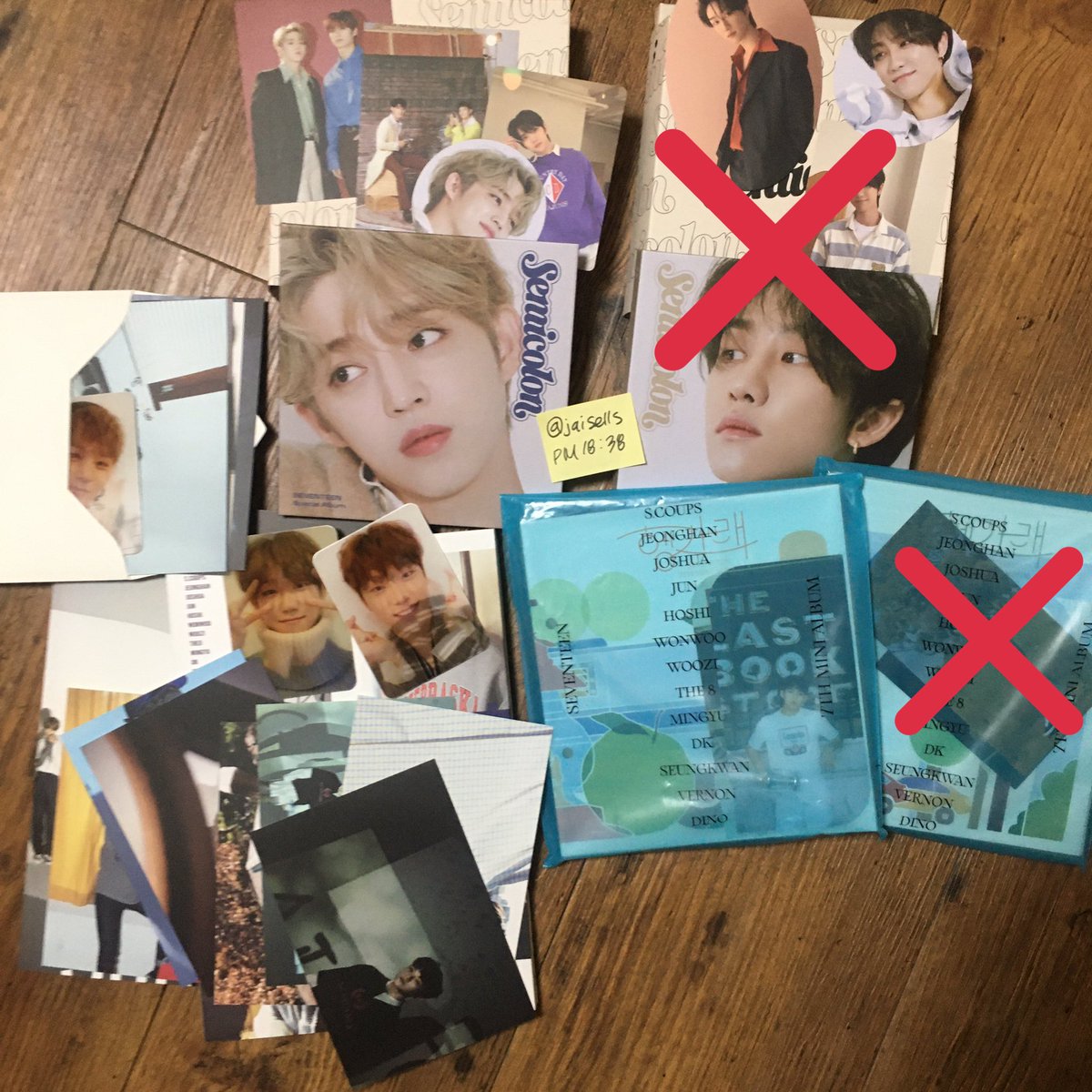 jaisells's tweet photo. WTS LFB PH

Semicolon Scoups Digipack w/ inclus - 300
Henggarae set ver w/ bookmark- 250
Directors Cut sunset ver w/ postcards and dino lenti- 500
Seungkwan Lenti- 280
Minghao Lenti- 280

SECURED!!
still in kr

dop: oct 23
eta: nov- early dec

reply mine + order https://t.co/MDLytZZaJC