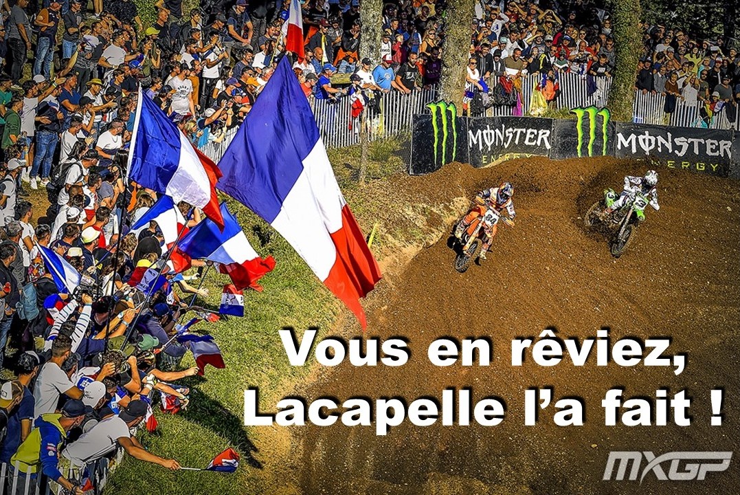 Un grand merci au public venu mettre l'ambiance dans "l'arenacapelle"; c'était grandiose;! #MXGPFRANCE