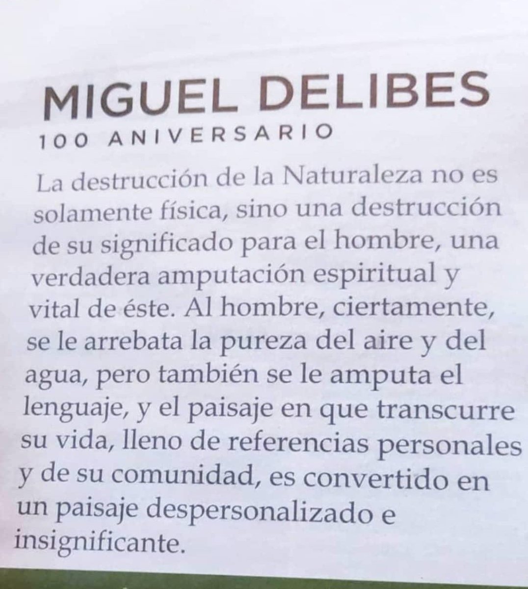 ramoncampanero's tweet photo. Hoy hace 101 años nacía Miguel Delibes https://t.co/6Vv48OL3qx