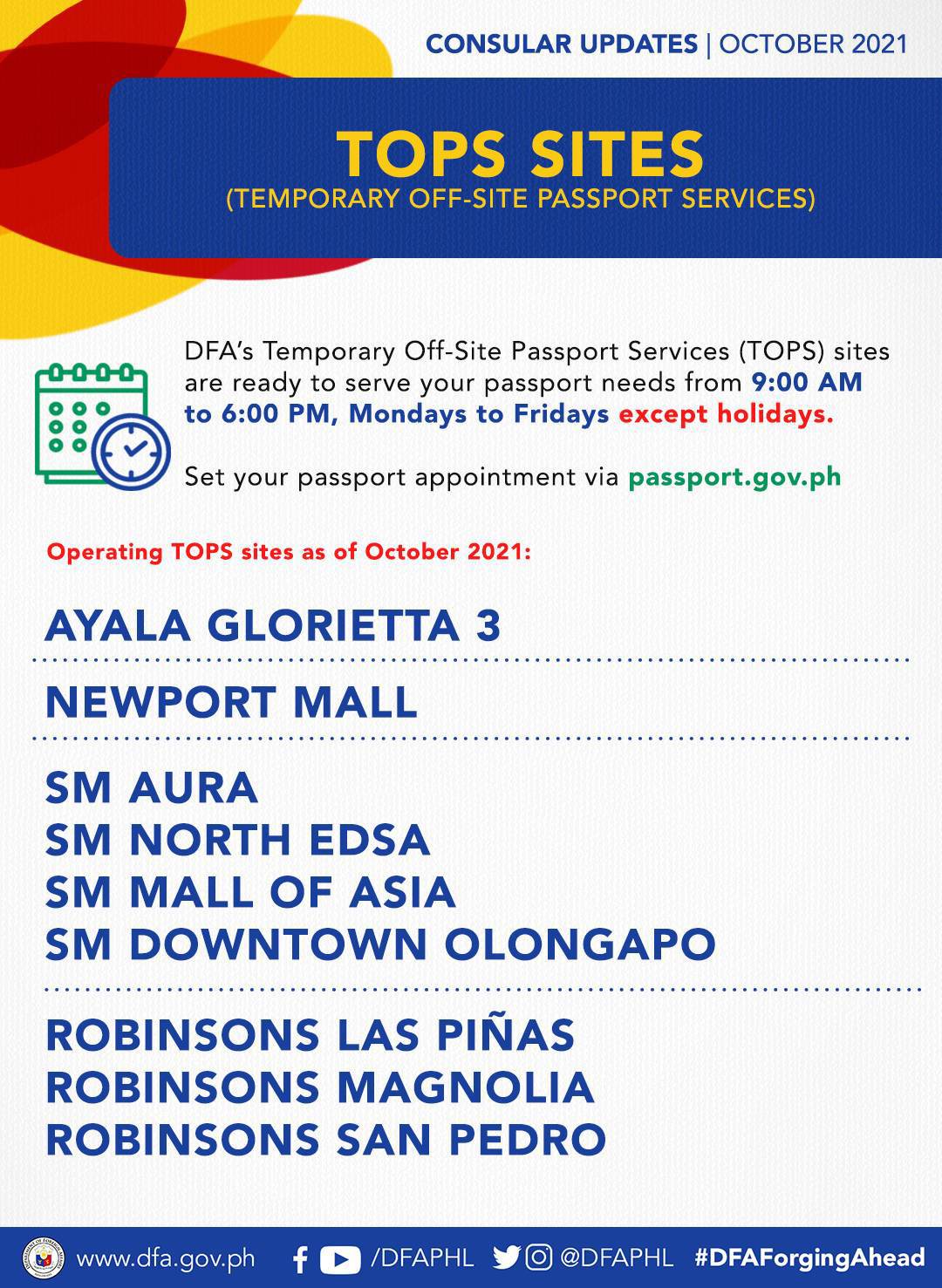 DFA Philippines on Twitter "ConsularUpdate Got questions about the