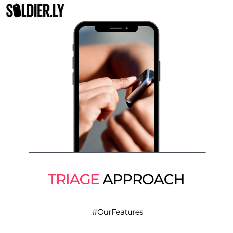Soldier_ly's tweet photo. #OurFeatures ⌚️

💡 Initially, the app guides the wearer through a calming breathing exercise but contacts friends or support if the stress level is high.

Take a closer look at it: 👇
https://t.co/vfA4qmWYnM 

#Soldierly #SmartWatch #BreathingExercise #Triage https://t.co/XhXUW6CJPC
