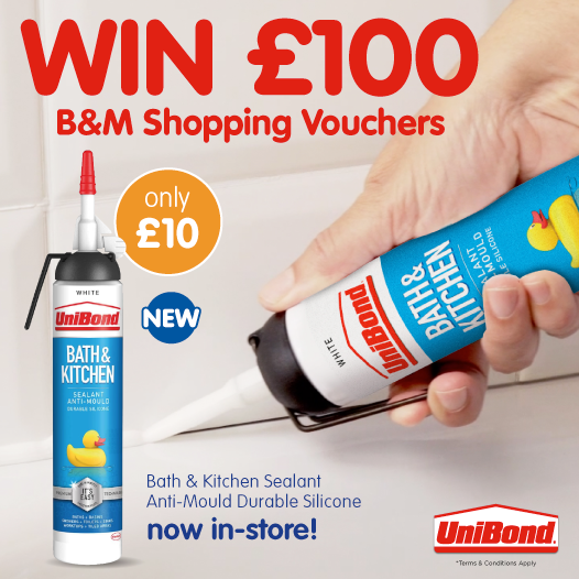 ✨#COMPETITION TIME - ENDS TUESDAY✨

We've teamed with @HenkelUK to giveaway the chance for ONE lucky winner to #WIN £100 worth of B&amp;M shopping vouchers!

For a chance to #WIN, simply

1. FLW us
2. RT this post
3. COMMENT WHEN the last time you DIY'd was!

Comp ends 9am 19/10/21