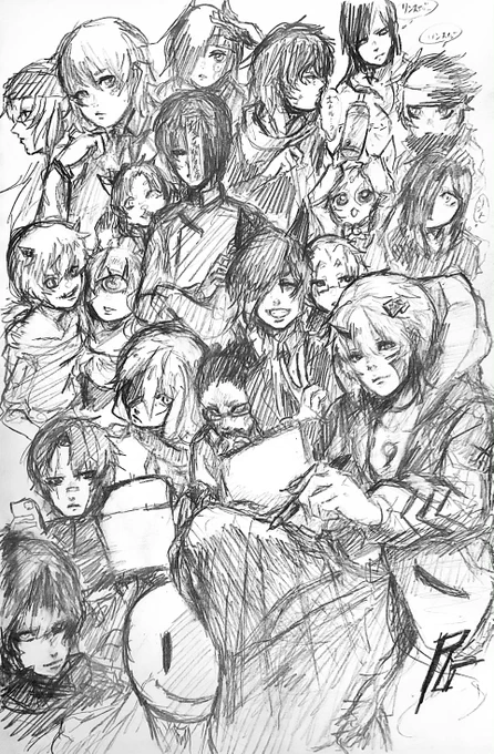 フォロワーさんの代理キャラを描きまくってみた 