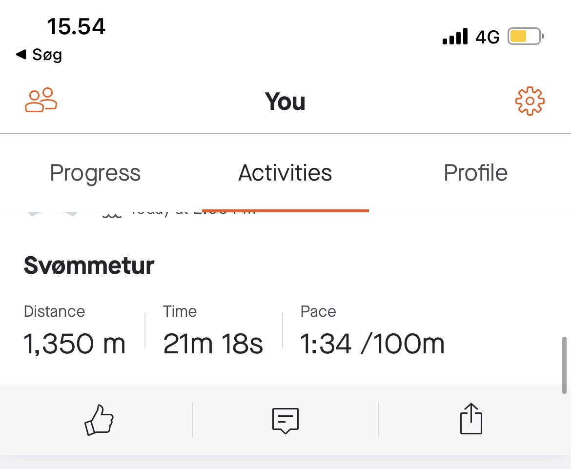 RunLyngby's tweet photo. For today: 1,4 km swim with 1:34 pace - Followed by warmup around the track and to finish the day I did some sprints I ran with vaporfly sprint 80% maxed out and brooks defyance 11 for warm #swim #swimming #swimchat #run #running #runchat #vaporfly #brooks https://t.co/rGKSel3aTG