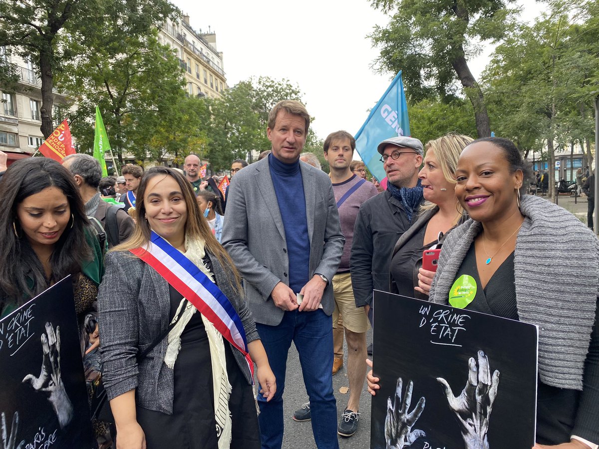 yjadot's tweet photo. Il faut nommer la réalité de ce qui s’est passé le #17octobre1961 : c’est un crime d’État. Il n’y a pas de démocratie sans vérité.
Le président a raté l’occasion de faire un pas de plus vers la réconciliation. https://t.co/EgiSLt4giM