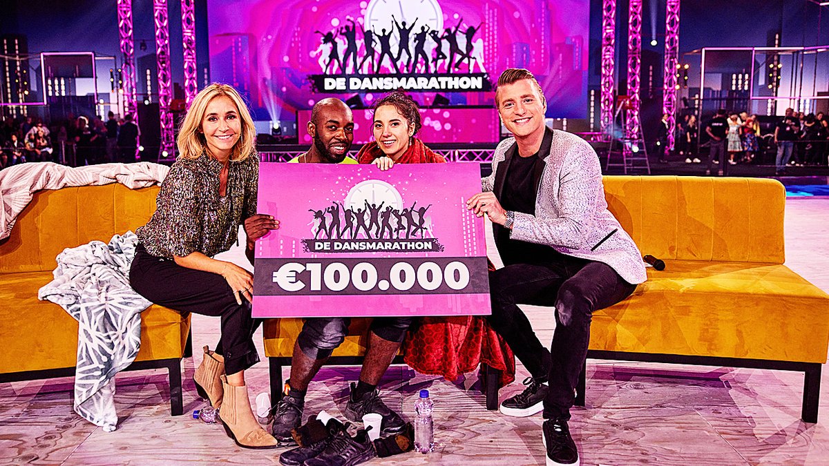 Tijdens De #dansmarathon werd gedanst voor de #minilong. Tawatha &amp; Jermaine zijn de geweldige winnaars! Dank iedereen die heeft bijgedragen: <a href="/VriendenLoterij/">VriendenLoterij</a>, lotkopers, <a href="/TalpaNetwork/">TalpaNetwork</a>, de dansers, <a href="/HansClevers/">Hans Clevers</a> en team en de mensen die hun verhaal hebben gedeeld.📷: William Rutten